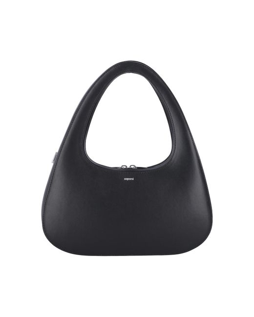 Coperni Black Swipe Baguette Large Bag