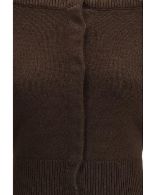 Tom Ford Black Soft Cashmere Open-Neck Shrunken Cardigan Kashmir/Capra Hircus