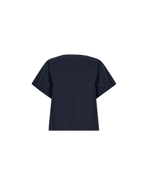 Weekend by Maxmara Blue Blouse Wkdrecente Taffeta Polyester Shirt