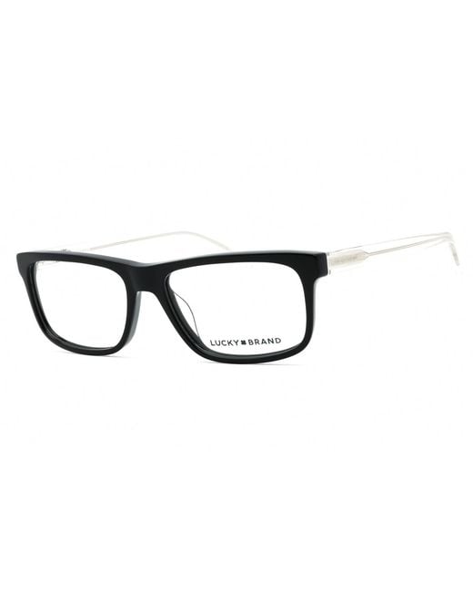 Lucky Brand Black Lucky Brand Vlbd419 Rectangular Acetate Eyeglasses