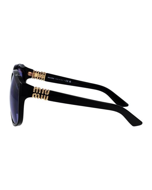 Miu Miu Blue Sunglasses 0Mu A07S Acetate