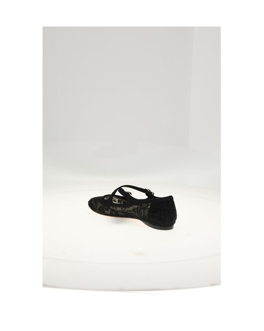 Dior White Ballerina With 0.5Cm Heel Upper Cotton Shoes