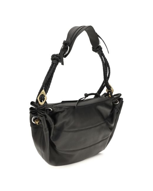 Isabel Marant Black Maia Shoulder Bag Lamb Ovis Aries