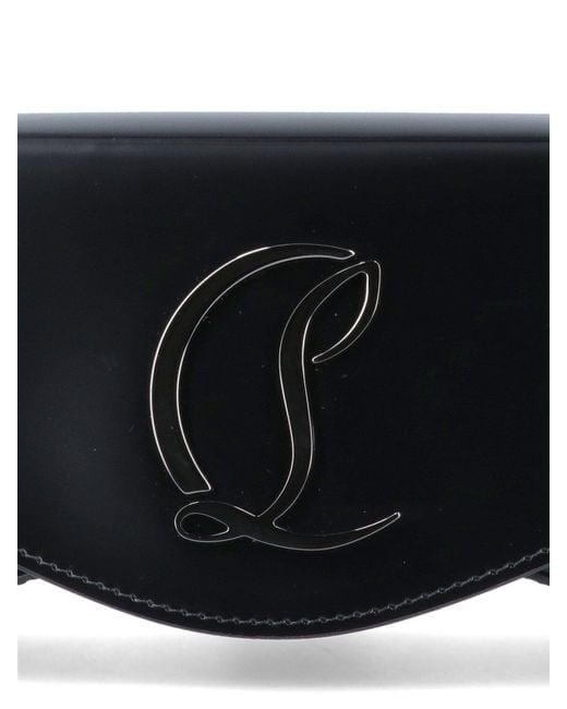Christian Louboutin Black Loubi54 Patent Leather Shoulder Bag