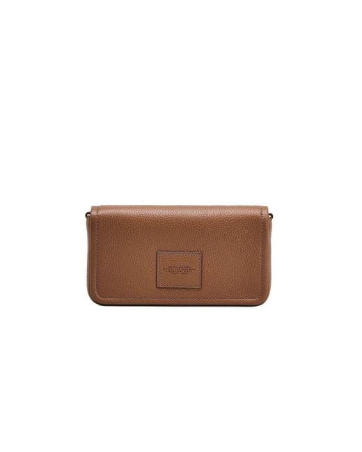 Marc Jacobs White Crossbody Bag Grain Leather Crossbody-Bags