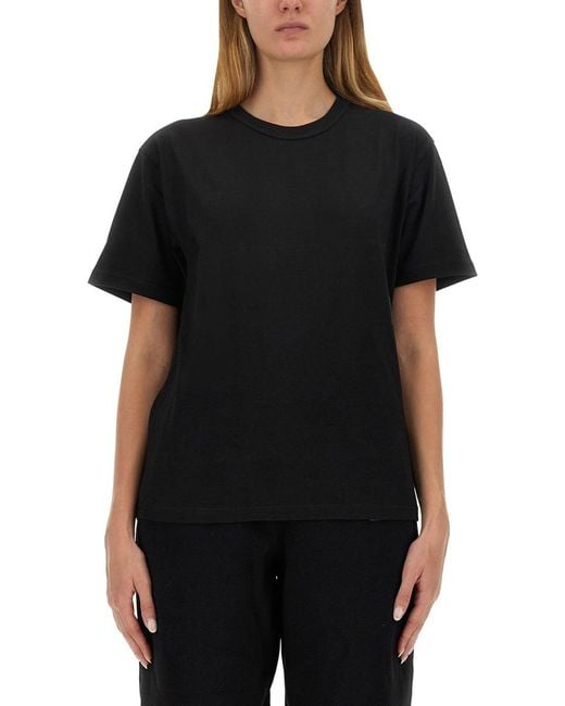 T By Alexander Wang Black Essential T-Shirt Cotton T-Shirts