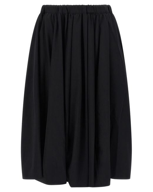 Comme des Garçons Black Maxi Wool Skirt