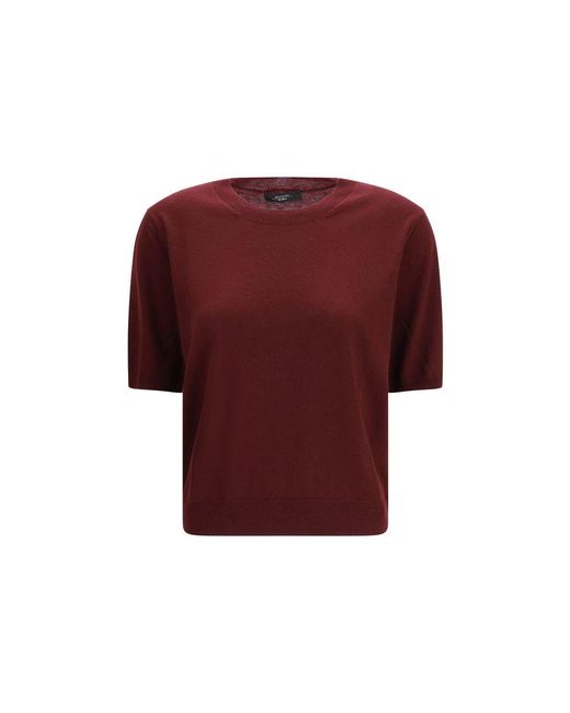 Max Mara Red Bordeaux Wool Oves Aries T
