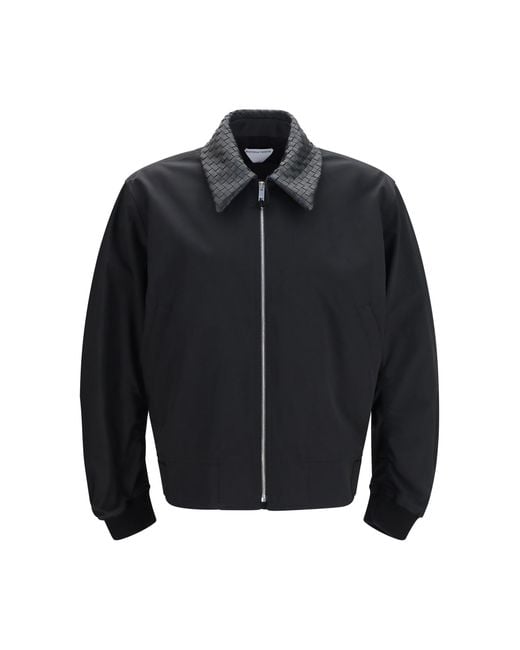 Bottega Veneta Blue Jacket Padded Technical Nylon Polyamide for men