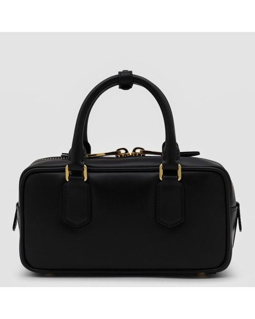 Miu Miu Black Leather Arcadie Crossbody Bag
