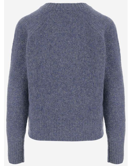Allude Blue Cashmere Sweater
