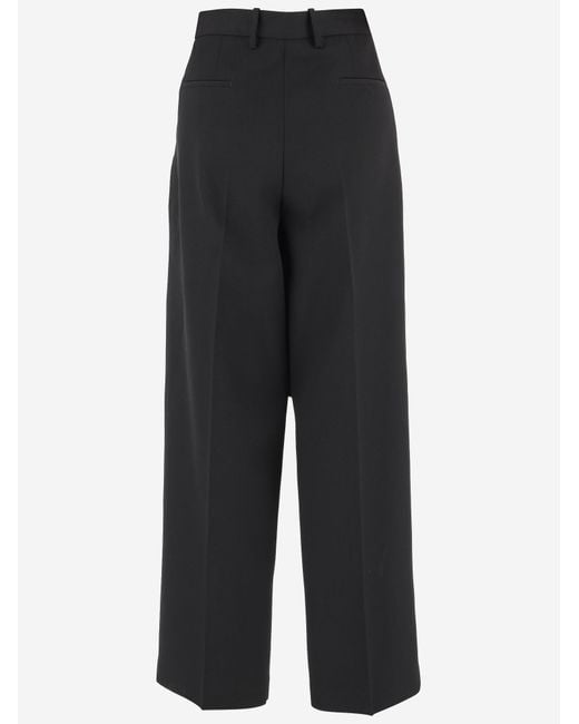 Jil Sander Blue Wool Trousers
