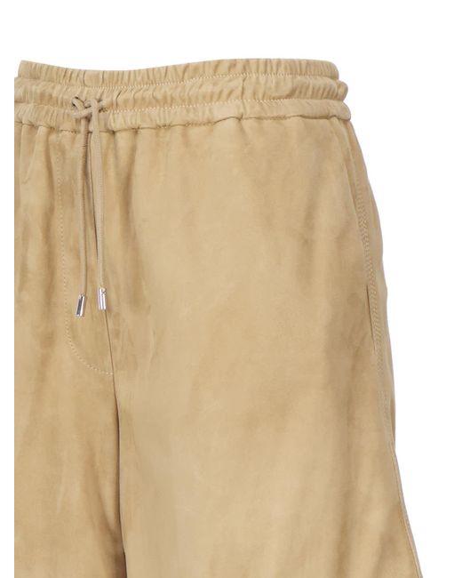 Loewe Natural Suede Shorts