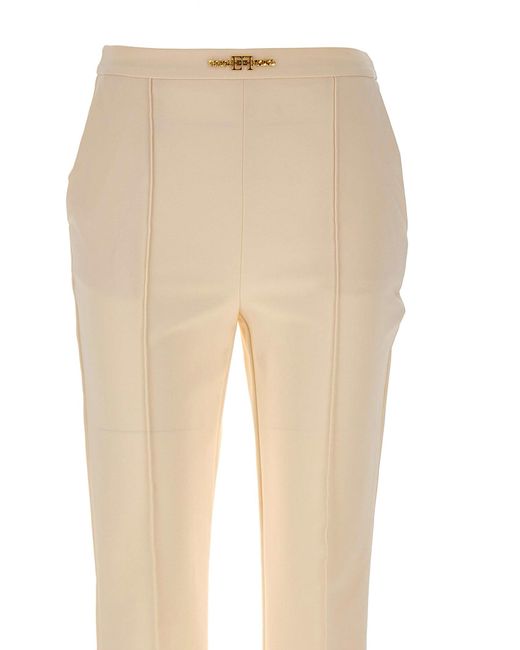 Elisabetta Franchi Natural Daily Trousers