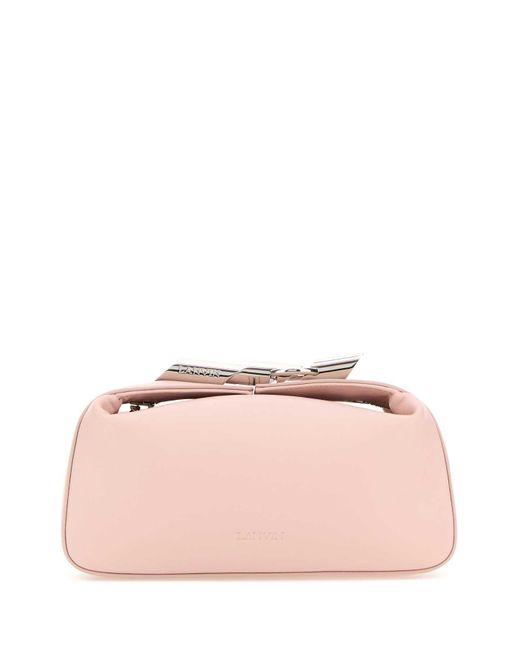 Lanvin Pink Pastel Leather Haute Sequence Handbag