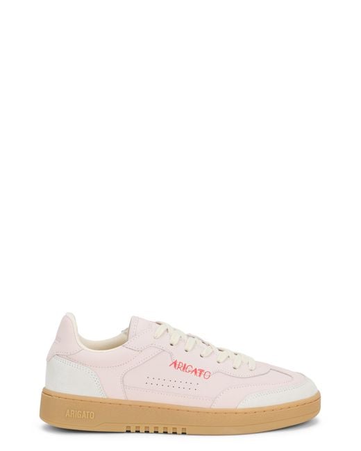 Axel Arigato Pink Sneakers Dice T-Toe Light-Dark Tan/Dark Leather Trainers