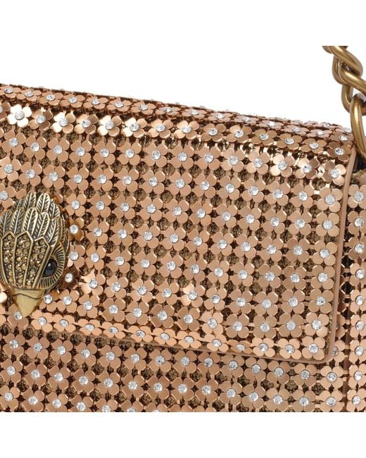 Kurt Geiger Metallic Mini Kensington Shoulder Bag