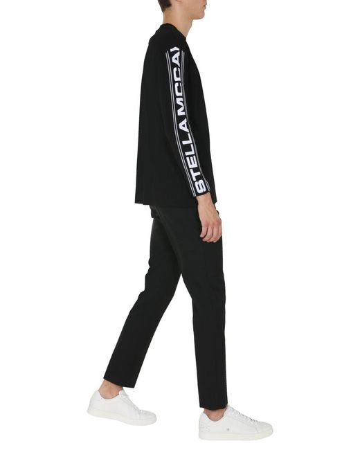 Stella McCartney Black Round Neck T-Shirt Cotton T-Shirts