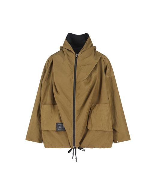 Kimonorain Brown Jackets Polyamide