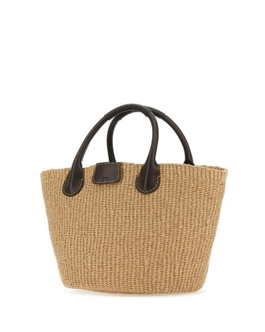 Chloé Raffia Large Palma X Eres Shopping Bag in Brown | Lyst UK