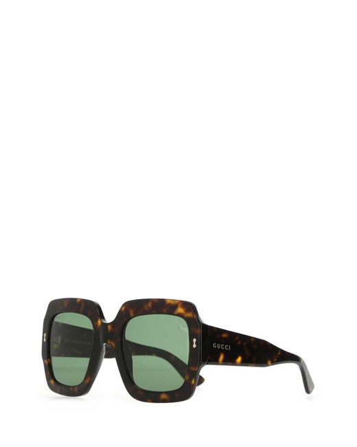 Gucci Green Acetate Sunglasses