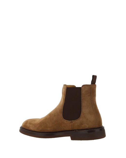Brunello Cucinelli Brown Boots for men