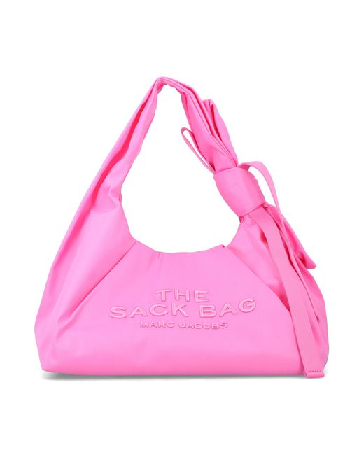 Marc Jacobs Pink The Bow Nylon Large Sack Bag
