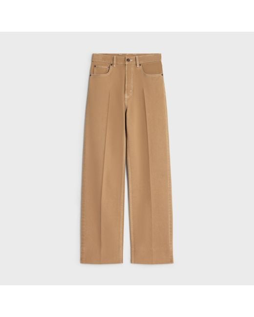 Céline Natural Jean Boyfriend 002 Latte Light Stone Wash