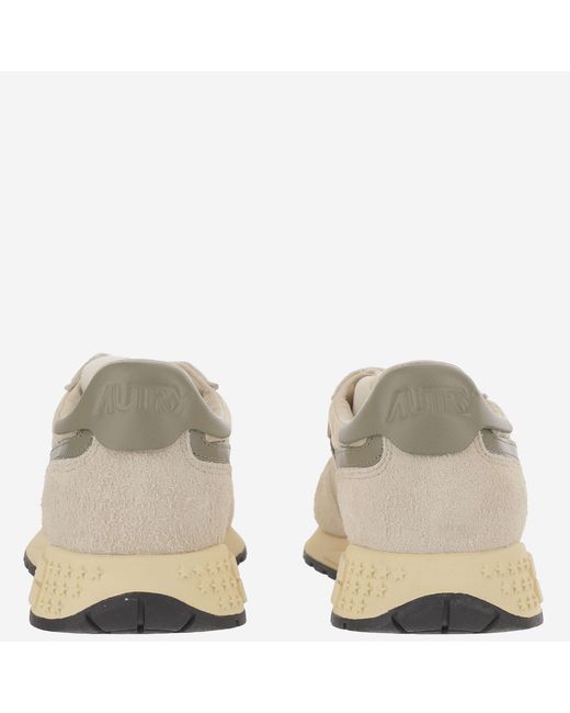 Autry Natural Sneakers Reelwind Leather Trainers for men