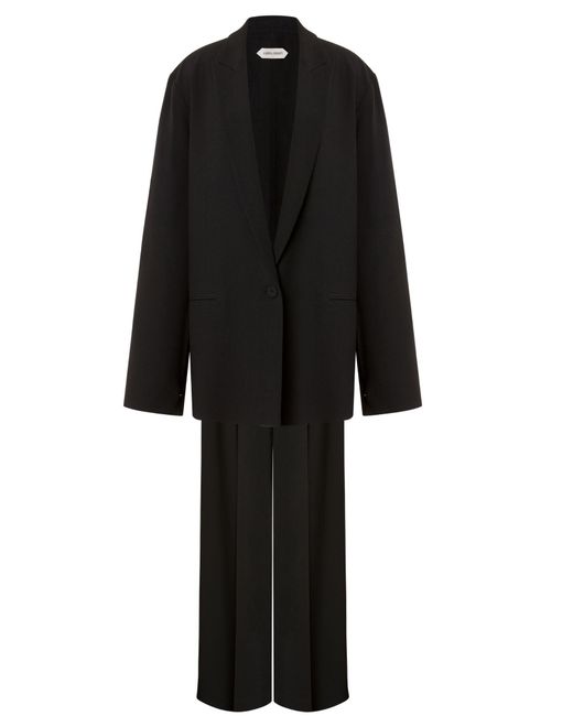 Alberta Ferretti Black Suit Viscose Dress