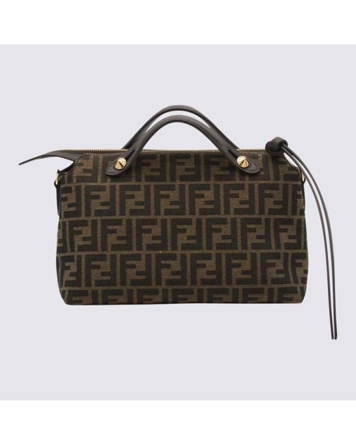 Fendi Green Leather By The Way Top Handle Bag