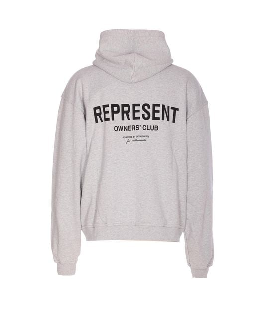 Represent Gray Sweaters Cotton for men