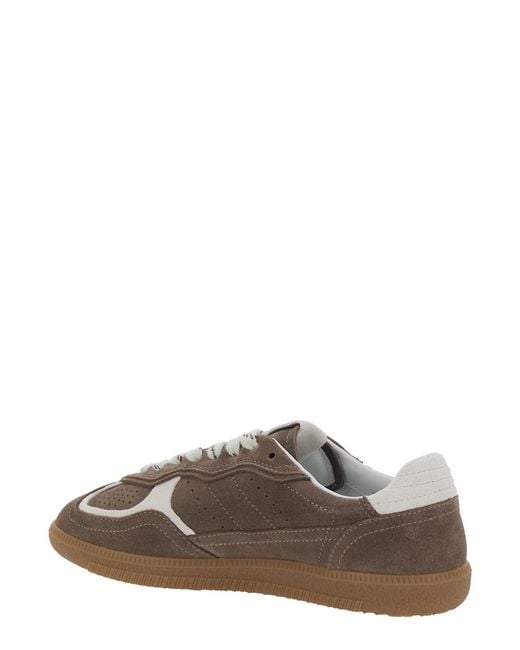 Alohas Brown Low Top Sneaker Tb.490 Suede Cow Trainers for men