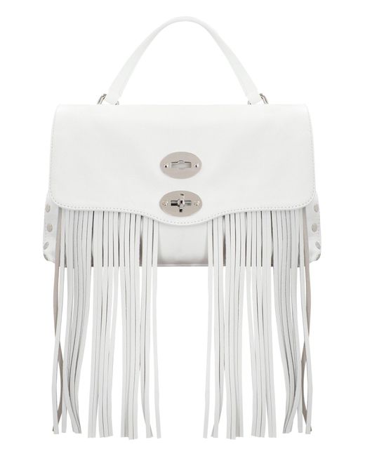 Zanellato White Postina S Leather Handbag