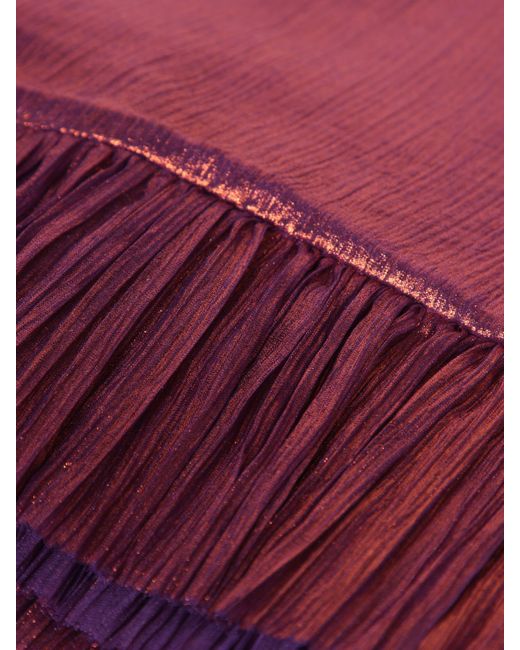 Maria Lucia Hohan Purple Silk Stole