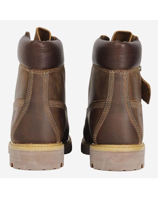 Timberland Brown 6-Inch Leather Boots for men