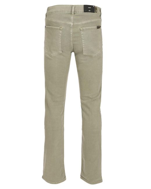 7 For All Mankind Gray Slimmy Left Hand Jeans for men