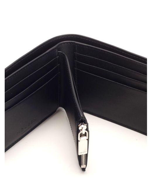 Alexander McQueen BiFold Wallet in Black for Men Lyst UK