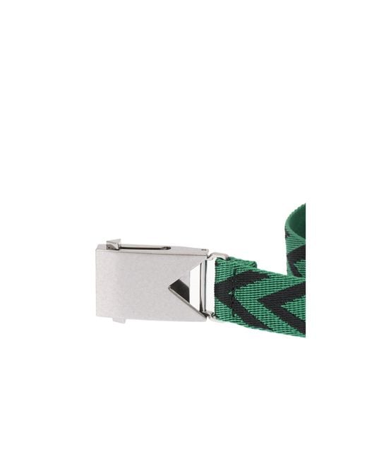 Bottega Veneta Green Polyester Belt for men