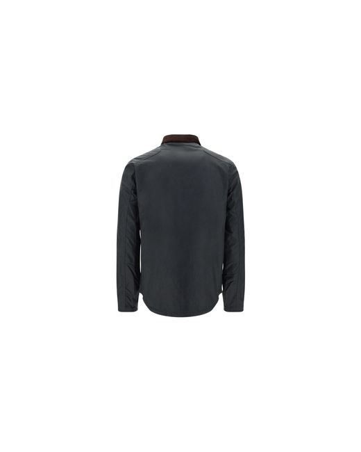 Barbour Black Wax Jacket Reelin Cotton for men