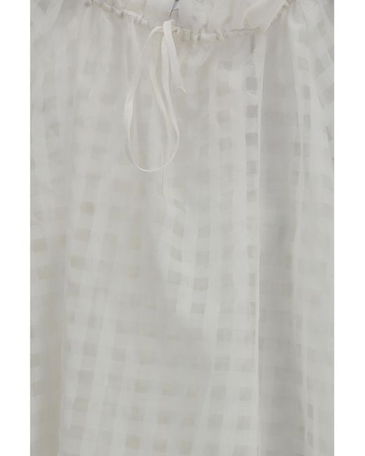 Sara Roka Gray Amabel Shirt Cotton; Silk