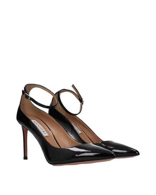 Aquazzura Black Love Affair Décolleté Patent Leather