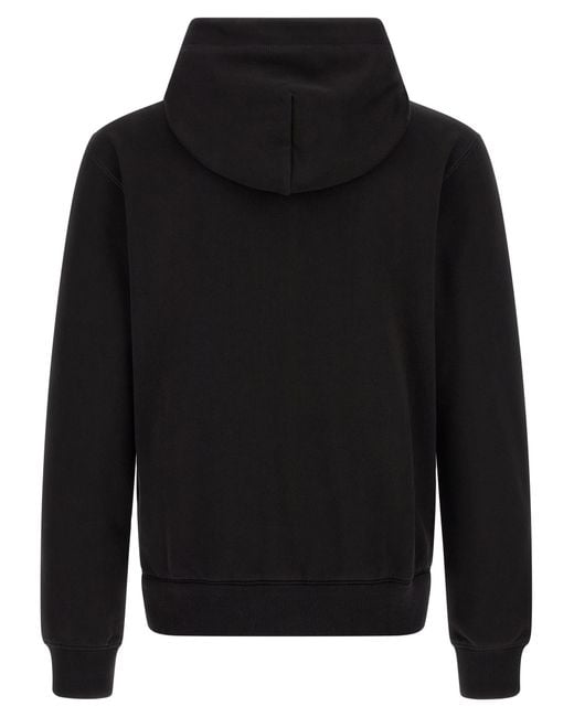 Dolce & Gabbana Black Dolce & Gabbana Logo Plaque Hoodie for men