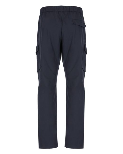 Herno Blue Trousers for men