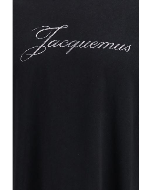 Jacquemus Black Long Sleeve T-Shirt Cotton T-Shirts for men