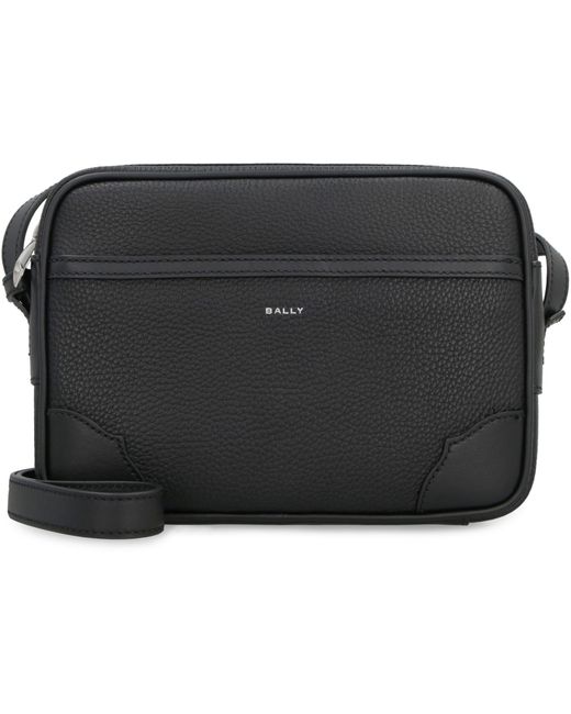 Bally Leather Messenger Bag in Black for Men Lyst