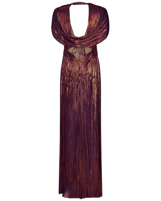Maria Lucia Hohan Purple Laurel Long Dress