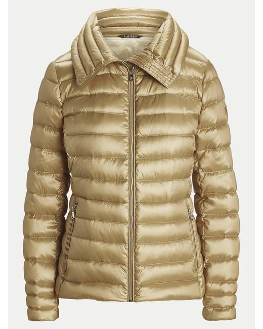 Ralph Lauren Natural Zp Frt Sft26 Insulated Coat