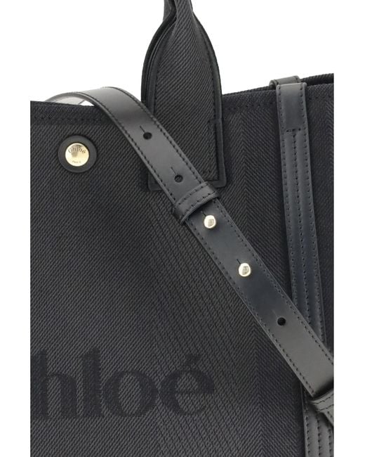 Chloé Black Carry Tote Bag