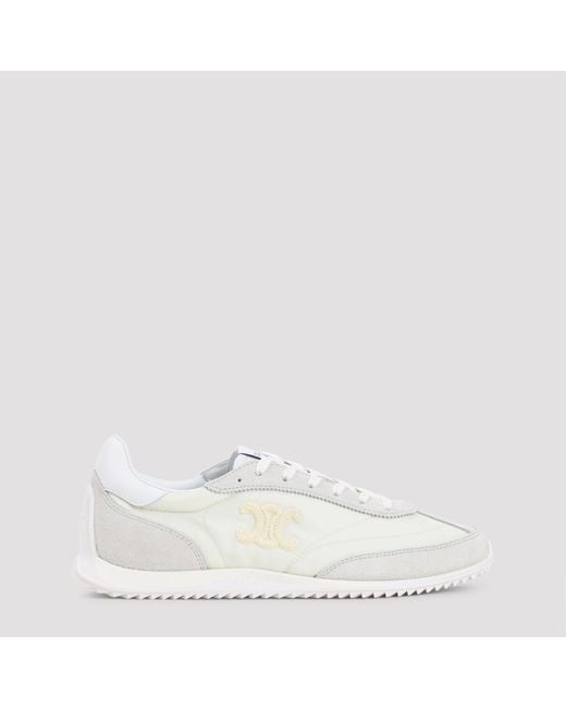 Céline White Low Top Triomphe 10 Sneakers